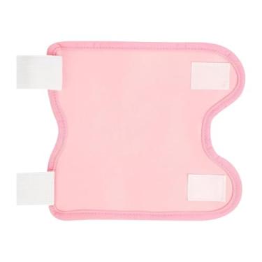 Imagem de ChuYiElegance Bandagem de óleo de Rícino para Joelho, Suporte para Joelho, Multiuso, Macia E à Prova de Vazamentos, Compressa de óleo de Rícino para Joelho, Rosa