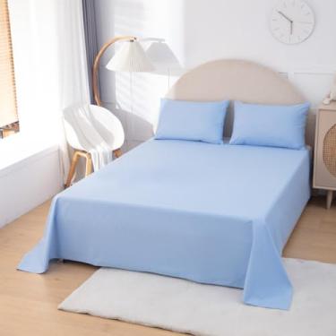 Imagem de Lençol de cama à prova d'água, protetor de móveis, lençol de cima, tamanho Queen, camada dupla, tecido TPU absorvente, respirável, protetor de colchão para incontinência, protetor de xixi para colchão