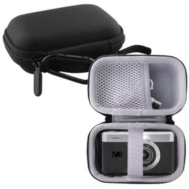 Imagem de WERJIA Capa rígida de viagem em EVA para câmera digital Canon PowerShot ELPH 180 ELPH 190, Preto