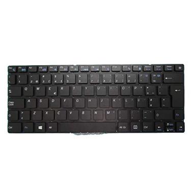Imagem de Teclado de laptop para Compumax para Slim Book 13.3 para Ultra Book 13.3 TU131 Portugal PO Preto sem moldura