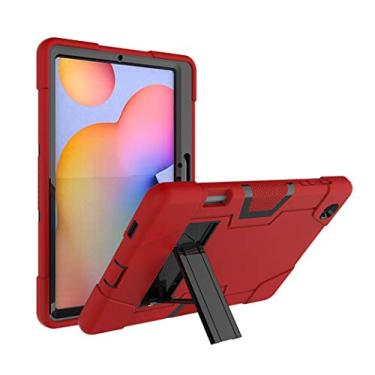 Imagem de Jaorty Capa para Samsung Galaxy Tab S6 Lite 10,4 polegadas 2024/2022/2020 (SM-P620/P610/P613/P615), híbrido 3 em 1 [macio e rígido], capa protetora à prova de choque resistente à prova de choque,