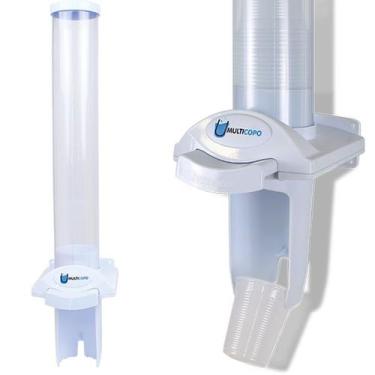 Imagem de Suporte Dispenser NOBRE p/Copos 200ml Poupa Copo- Branco, Branco
