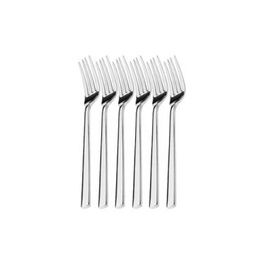 Imagem de Kit 6 Garfos de Sobremesa Hercules Mykonos Aço Inox 4000-005
