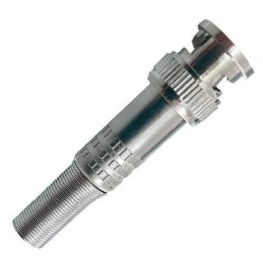 Imagem de Kit Com 20Un Conector Bnc Macho Com Mola E Parafuso - Importado