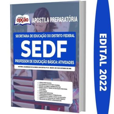 Imagem de Apostila Sedf - Professor De Educação Básica Atividades - Apostilas Op