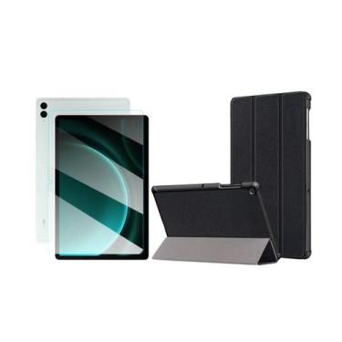 Imagem de Capa Smart + Película Vidro Galaxy Tab S9 Fe+ 12.4 Polegadas - Db