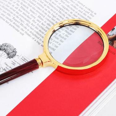 Imagem de Lupa Com Lente De Aumento Zoom 10x 90mm Para Leitura e Relojoeiro Desi