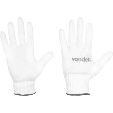 Imagem de Luva De Helanca Branca Com 06 Pares Vonder