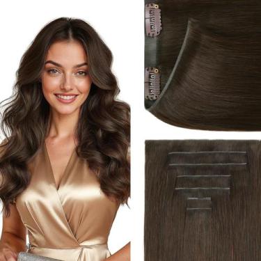 Imagem de Extensões de cabelo GOO GOO Genius 20 cm 130 g 7 unidades 4A Brown