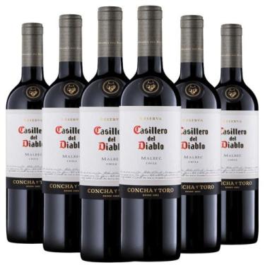 Imagem de Kit 6 Garrafas Concha Y Toro Casillero del Diablo Malbec - Kit Divvino
