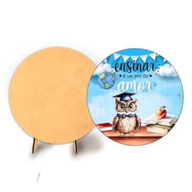 Imagem de Painel 50cm C/Elastico Dia dos Professores + Suporte MDF (PROF009)