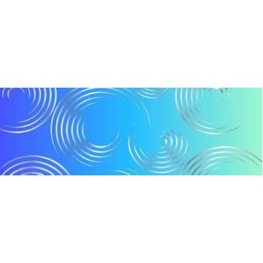 Imagem de Quadro Decorativo com Estampa Gradient Color Bannersilver Circle 30 x 30 Papel 1 unidade