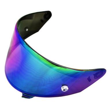 Imagem de Viseira Espelhada Capacete Kyt NX Race NF-R Striker Camaleao