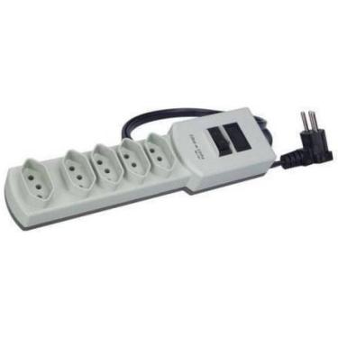 Imagem de Filtro De Linha Mg-3001 Cabo 3X0,75Mm 5 Tomadas Bivolt 4Mt