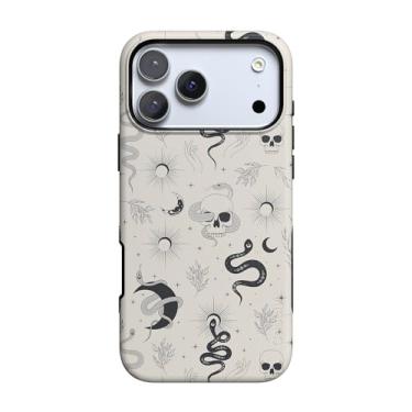 Imagem de Casely Capa para iPhone 17 Pro Max | Sem mais explicações | Cobras e caveiras | Compatível com MagSafe | Design protetor arrojado