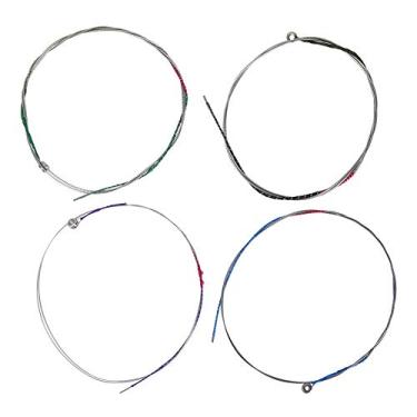 Imagem de RiToEasysports Cordas de Aço de Reposição de Violino 4/4, Conjunto Completo e Dg para/de Peças de Violino, Fio de Aço Reforçado, Som Macio e Estável, Ideal para Praticar e Desempenho