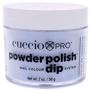 Imagem de Pro Powder Polish Nail Cor Dip System - Baby Blue Glitter da Cuccio Para Mulheres - 1,6 Onça Nail Powder