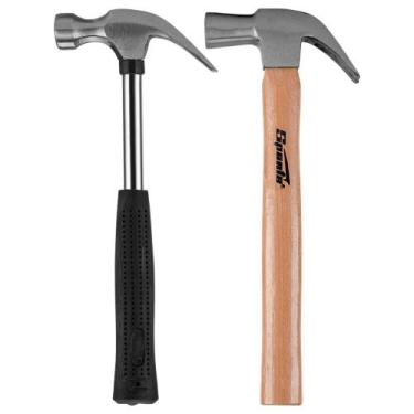 Imagem de Kit Martelo Carpinteiro 27mm Cabo De Metal + Martelo Carpinteiro 27mm 