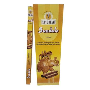 Imagem de Incenso Sandalo Made In Índia Cx Com 175 Varetas 1un - Clove Brand