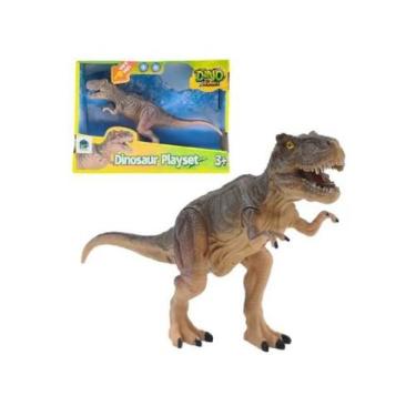 Imagem de Brinquedo Interativo Dinossauro Trex Com Luz E Faz Som - 99 Toys, Marr