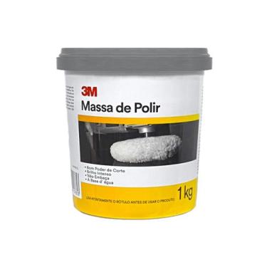 Imagem de Massa De Polir 3M 1 Kg Branca Base Dagua