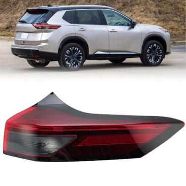 Imagem de Clidr Conjunto de luz traseira de LED para Nissan Rogue 2021-2024 lâmpada traseira externa substitui 265506RR0A NI2805122 lado do passageiro