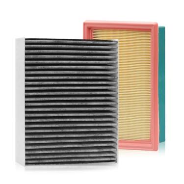 Imagem de BESTWELL4U Filtro de ar da cabine do motor Comb para Infiniti Q50 3.0L V6 2024 2023 2022 2021 2020 2019 2018 2017 2016