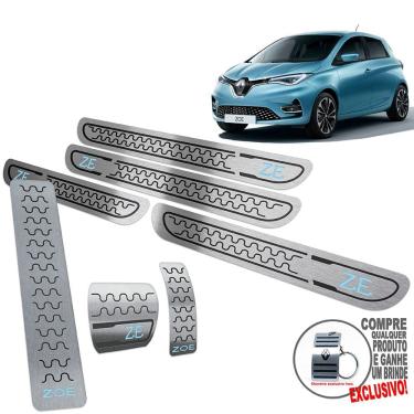 Imagem de Pedaleira Automático Soleira Descanso Renault Zoe Preto