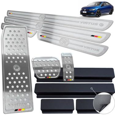 Imagem de Descanso Pedaleira Auto Soleira Prata AR Virtus Wolfsburg Ed