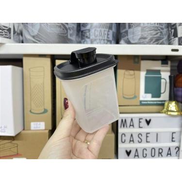 Imagem de Tupper Slim 350ml Preto - Recipiente para Armazenamento - Tupperware