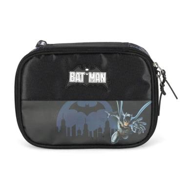 Imagem de Estojo Box Escolar Menino Grande 100 Pens Porta Lápis Batman-Masculino