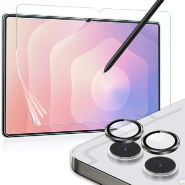 Imagem de Anbzsign Pacote com 2 + 2 protetores de tela compatíveis com Samsung Galaxy Tab S11 Ultra (37.1 cm) e protetor de lente de câmera, antirreflexo, filme PET fosco para desenho