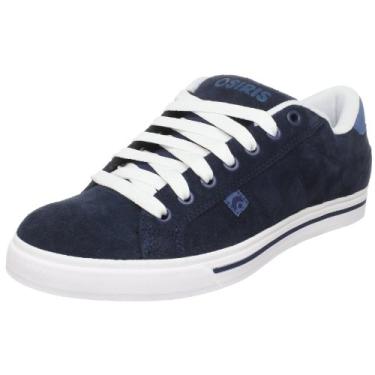 Imagem de Osiris Tênis de skate Diablo masculino, Azul-marinho/latão/branco, 5.5