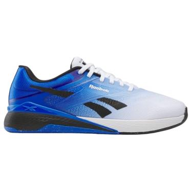 Imagem de Reebok Tênis unissex adulto Nano X5, Branco Optimum Blue Black, 37/38 BR