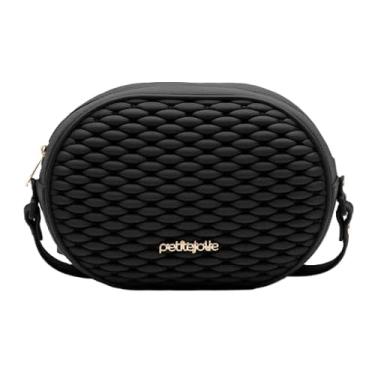Imagem de Bolsa Petite jolie Jil Preta Ombro Pj11115 Transversal - Nova