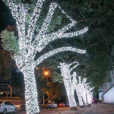 Imagem de Pisca Pisca 10M 100 Leds 220V 8 Funções Fio Transparente Luz De Natal 