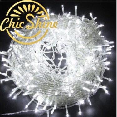 Imagem de kit 5 Pisca-pisca de led para decoração natalina - 100 leds coloridos 