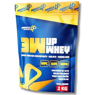 Imagem de Whey Protein 3W 100% 24g De Proteína/Dose (30g) Baixo Carboidrato Sem Glúten - 2KG - Muscle Up Nutrition (2KG, Chocomaltine)