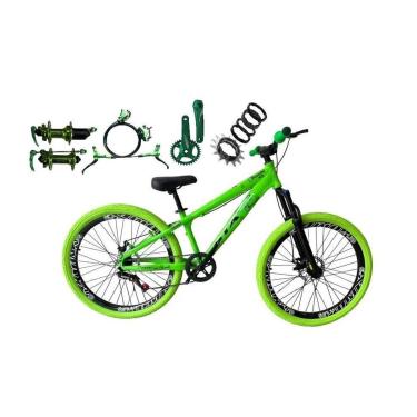 Imagem de Bicicleta 26 Gta Rebel Freeride Single Cubo k7 Barulhento Freio Hidráulico Aros Vmaxx Pneu Flame-Unissex
