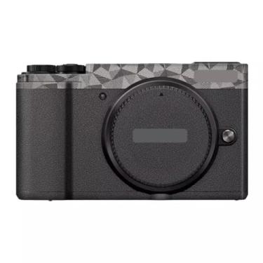 Imagem de GX9 Película protetora para câmera antiarranhões Película protetora de vinil para Panasonic Lumix GX9 (Triângulo Titânio + Couro Preto)