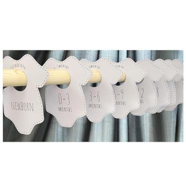 Imagem de Divisórias de roupas de bebê para armário, organizador de roupas dupla face para berçário de meninos e meninas, de recém-nascido a 24 meses.