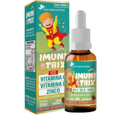 Imagem de KIDS - IMUNITRIX (Vit. C +D+Zinco) 30ml Sabor Morango Flora Nativa