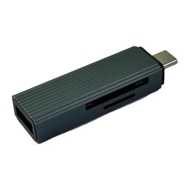 Imagem de Adaptador SD/TF leitor de cartão USB tipo C +