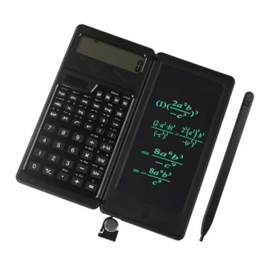 Imagem de Calculadora Científica com Lousa Digital Bloco de Notas 240 Funções Preta 12 Dígitos Visor Duplo Tablet para Escrever Premium Engenharia - Acompanha Caneta
