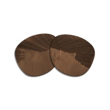 Imagem de Wetnenss Lentes de substituição para óculos de sol Oakley Latch OO9265/polarizadas de 1,5 mm/fácil de instalar (marrom)