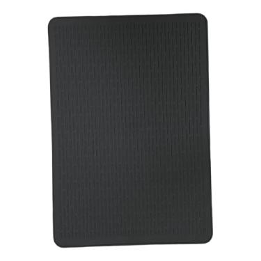 Imagem de Bothyi Tapete de silicone para fogão, escorredor de pratos antiderrapante e fácil de limpar, acessório de cozinha com isolamento térmico para, Preto 76x53cm
