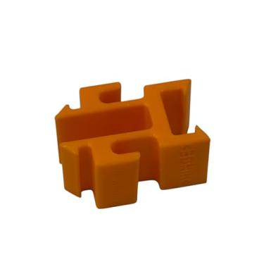 Imagem de RVModMaster Suporte de porta de geladeira para refrigeradores Furrion RV, ajuste universal, laranja, ferramenta de ventilação com design de trava segura, feito nos EUA