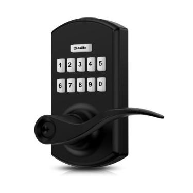 Imagem de Fechadura de porta com teclado HIDALIFE, entrada sem chave, porta fron