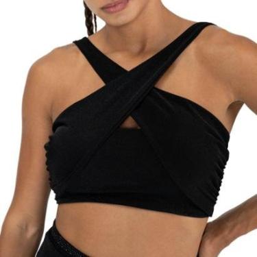 Imagem de Cropped Labellamafia Malha Involve Preto Feminino-Feminino