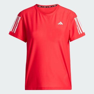 Imagem de CAMISETA ADIDAS OWN THE RUN BASE FEMININA VERMELHO E BRANCO PP-Feminino